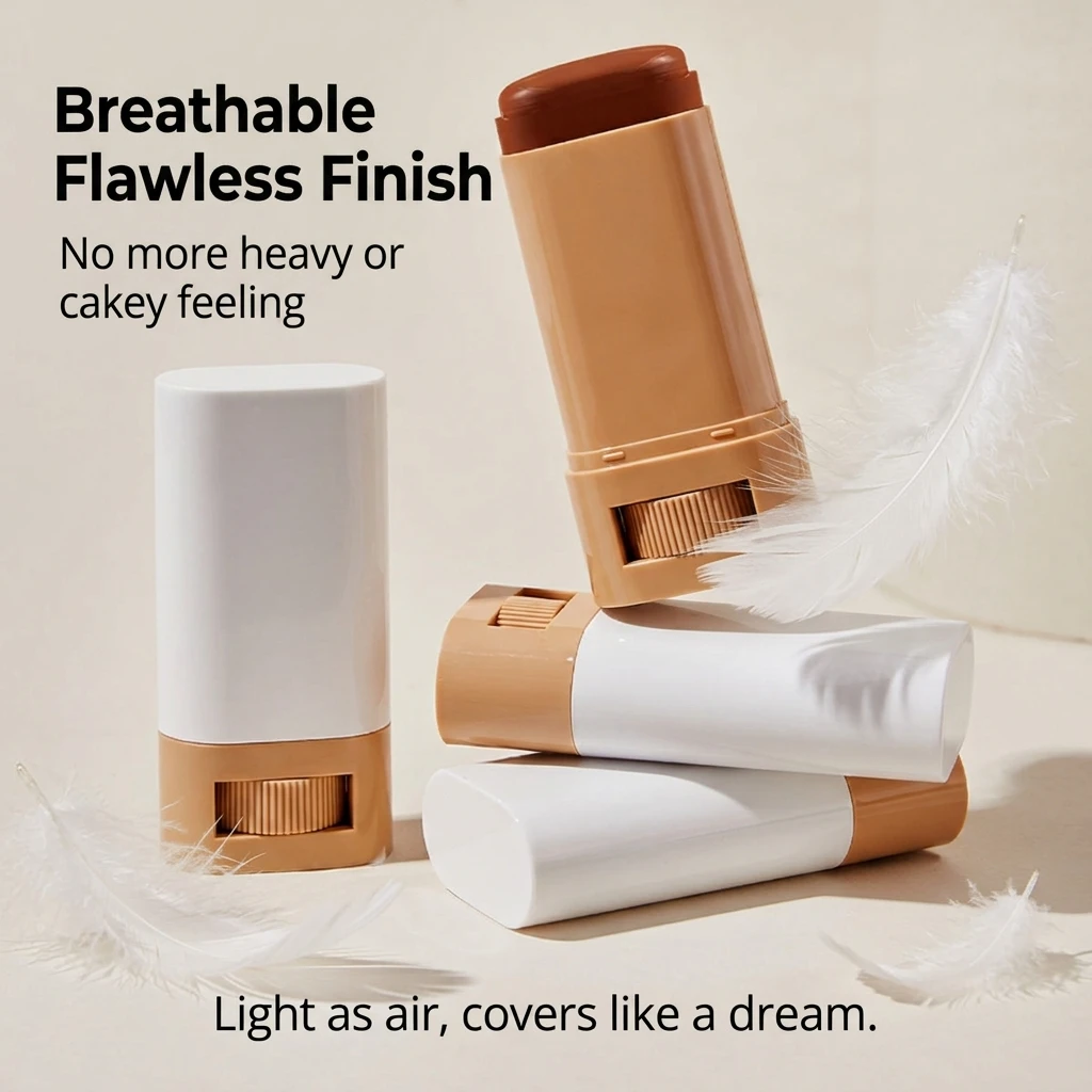 Customizable Whitening 6-Color Concealer Vegan Powder Makeup for Face Custom Natural Nude Look Moisturizes Brightens Skin Tone