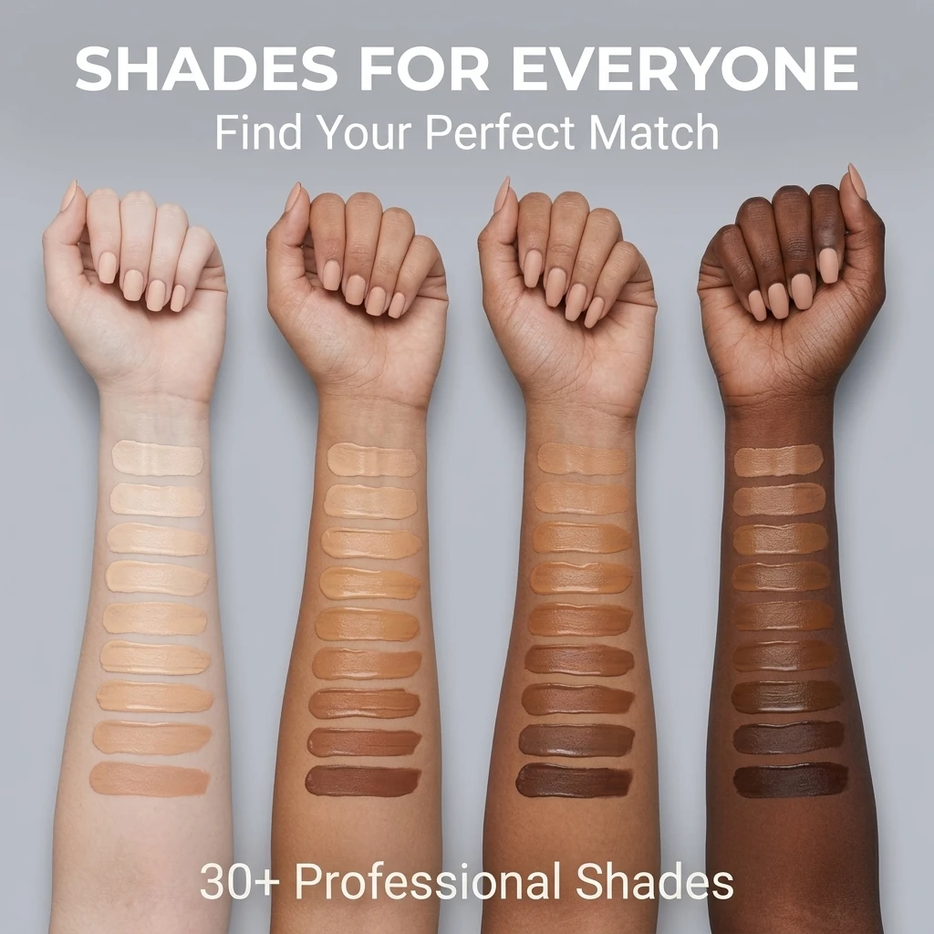 Custom Logo Liquid Makeup Concealer Long-Lasting Matte Waterproof Foundation Shea Butter Full Coverage Moisturizing Concealer