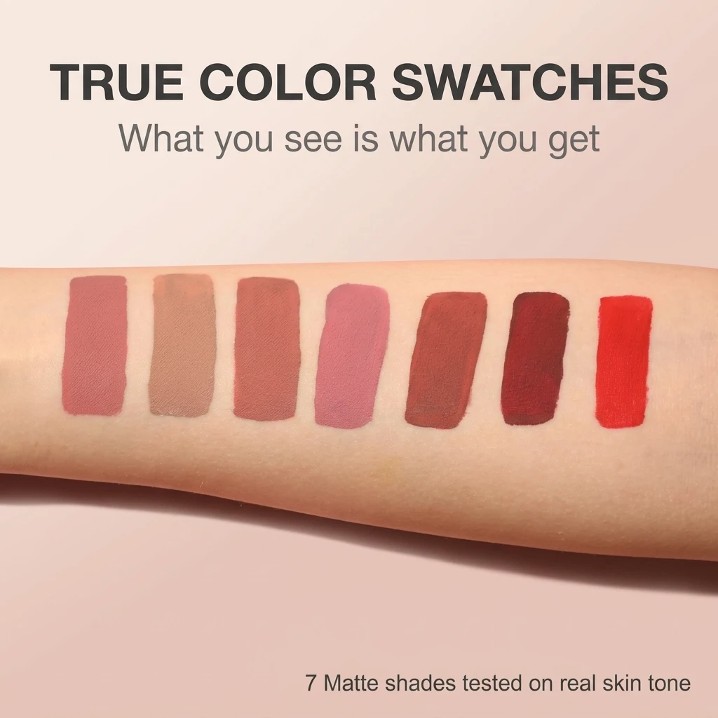 Factory Custom Organic Natural Lips Makeup Lip gloss Private Label LOW MOQ Long Lasting Waterproof Velvet Matte Lip Gloss