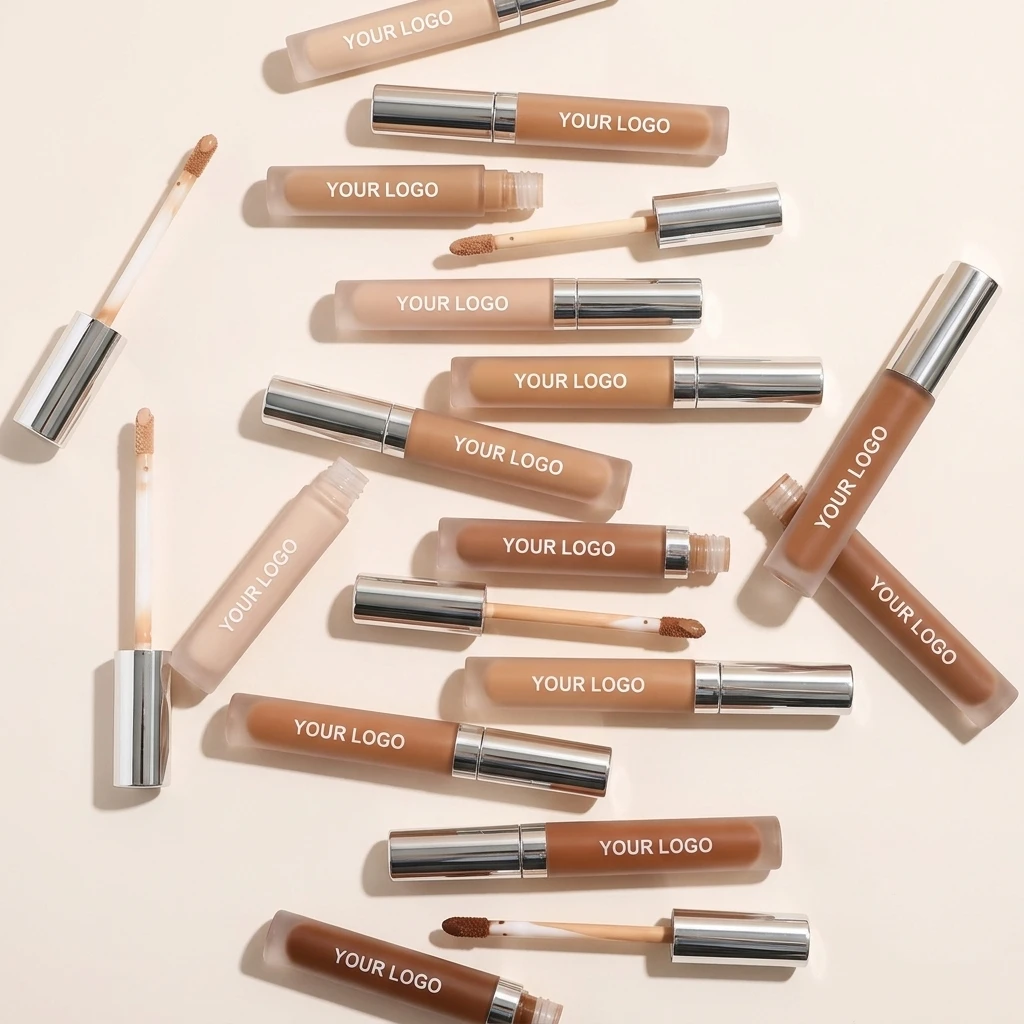 Custom Logo Private Label Cream Concealer Palette Vegan Liquid Mineral High Definition Color Matte Formula Corrector
