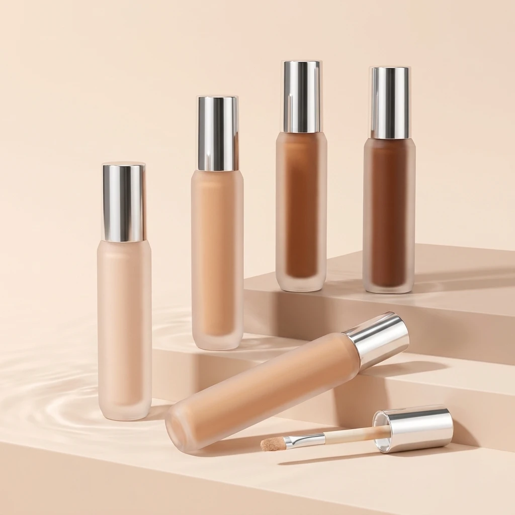 Custom Logo Private Label Cream Concealer Palette Vegan Liquid Mineral High Definition Color Matte Formula Corrector