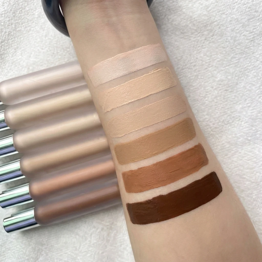 Custom Logo Private Label Cream Concealer Palette Vegan Liquid Mineral High Definition Color Matte Formula Corrector