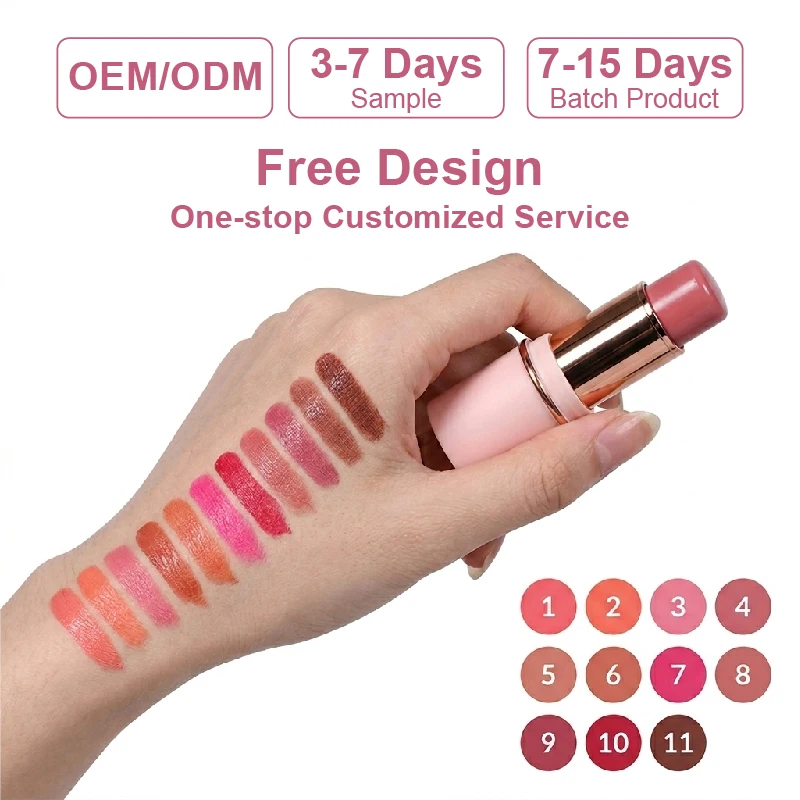 OEM Nude Luxury 11 Color Stick Blush Private La...