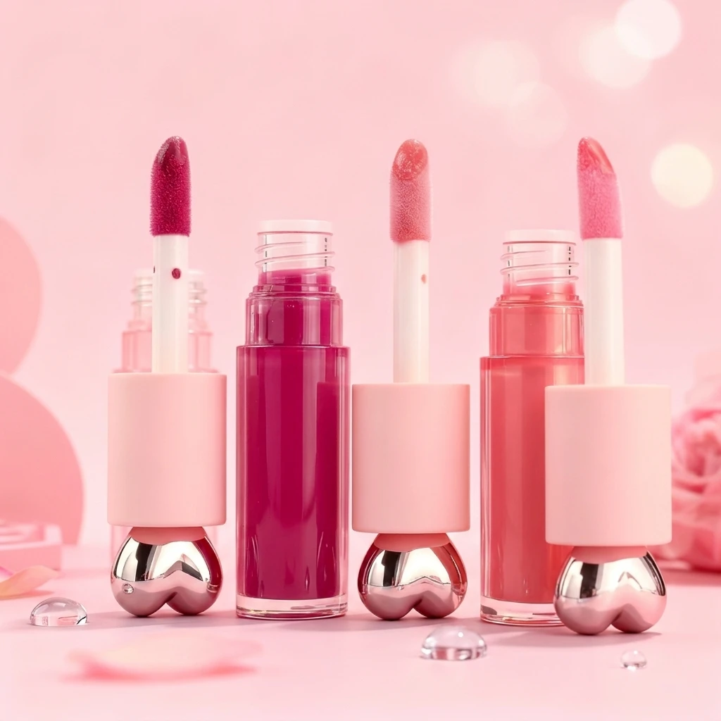 Customizable Women's Hydrating Lip Gloss Lightweight Texture Long-Lasting Moisturizing Shiny Finish Popular Lip Makeup for Daily