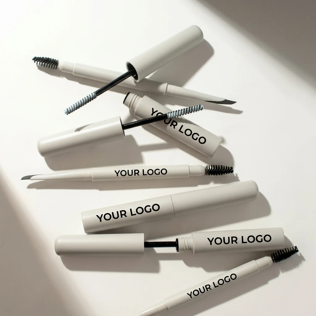OEM Vitamin E Moisturizing Eye Brow Shaping Kit Waterproof 3d Pencil and Gel Set in Box Custom Logo Lasts All Day Eyebrow Gel