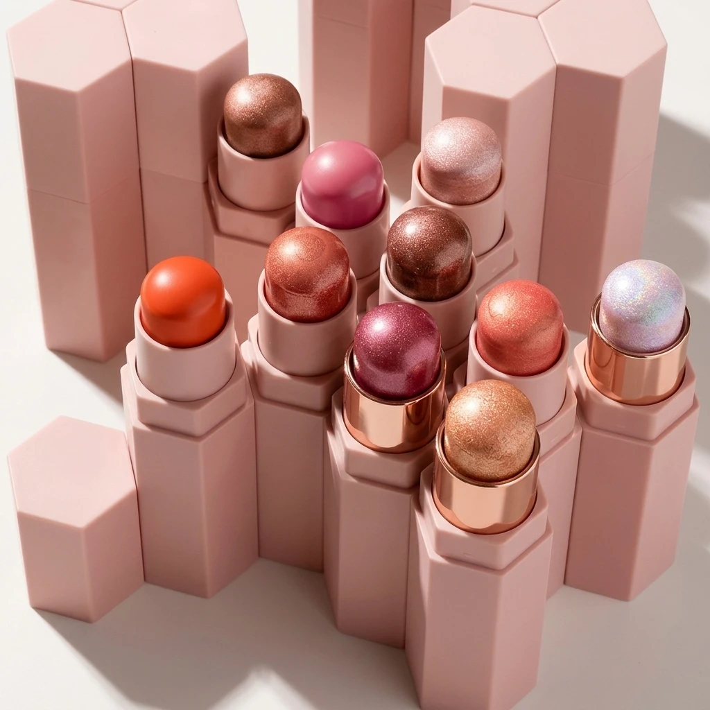 Custom ODM Multi-Stick Mineral Blush Creamy Lig...