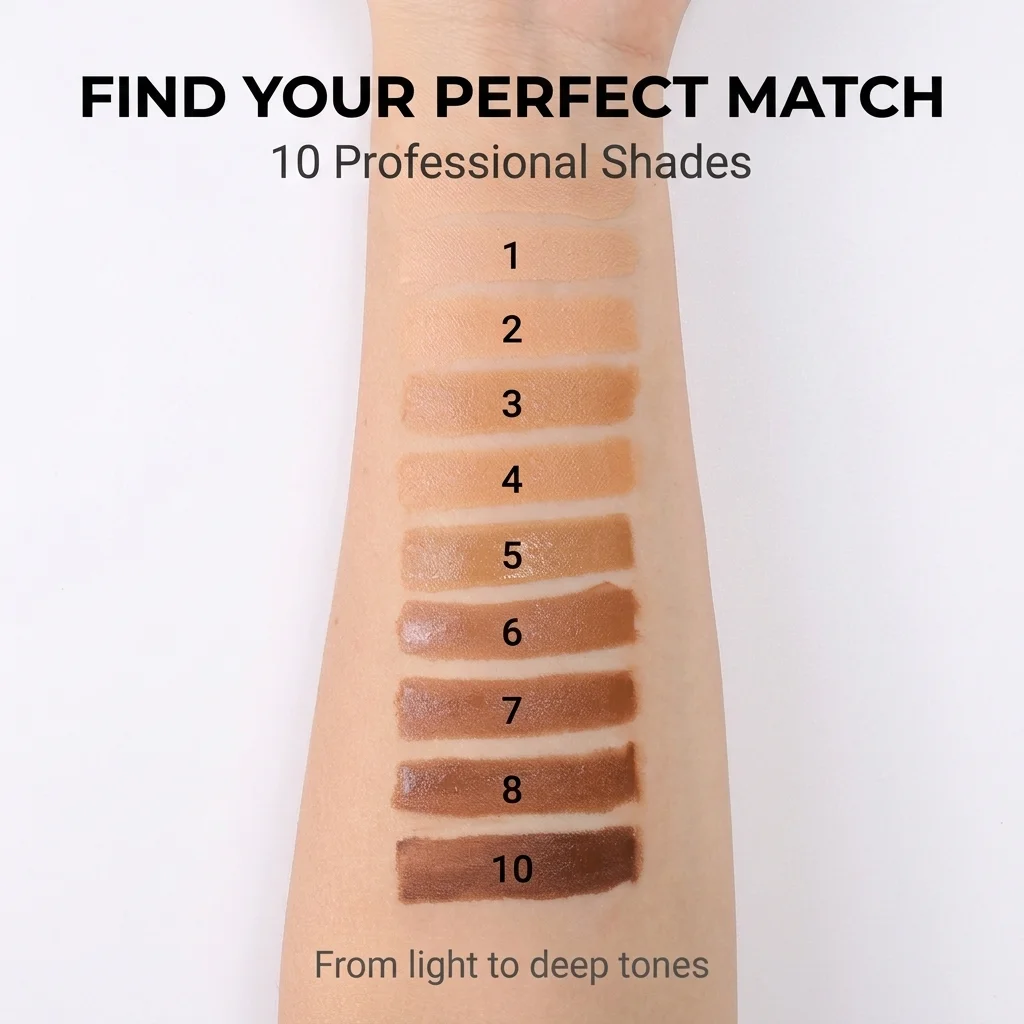 Make High Quality Foundation Liquid Full Cover Long Lasting Private Label Matte Waterproof Makeup Foundation Liquid OEM ODM