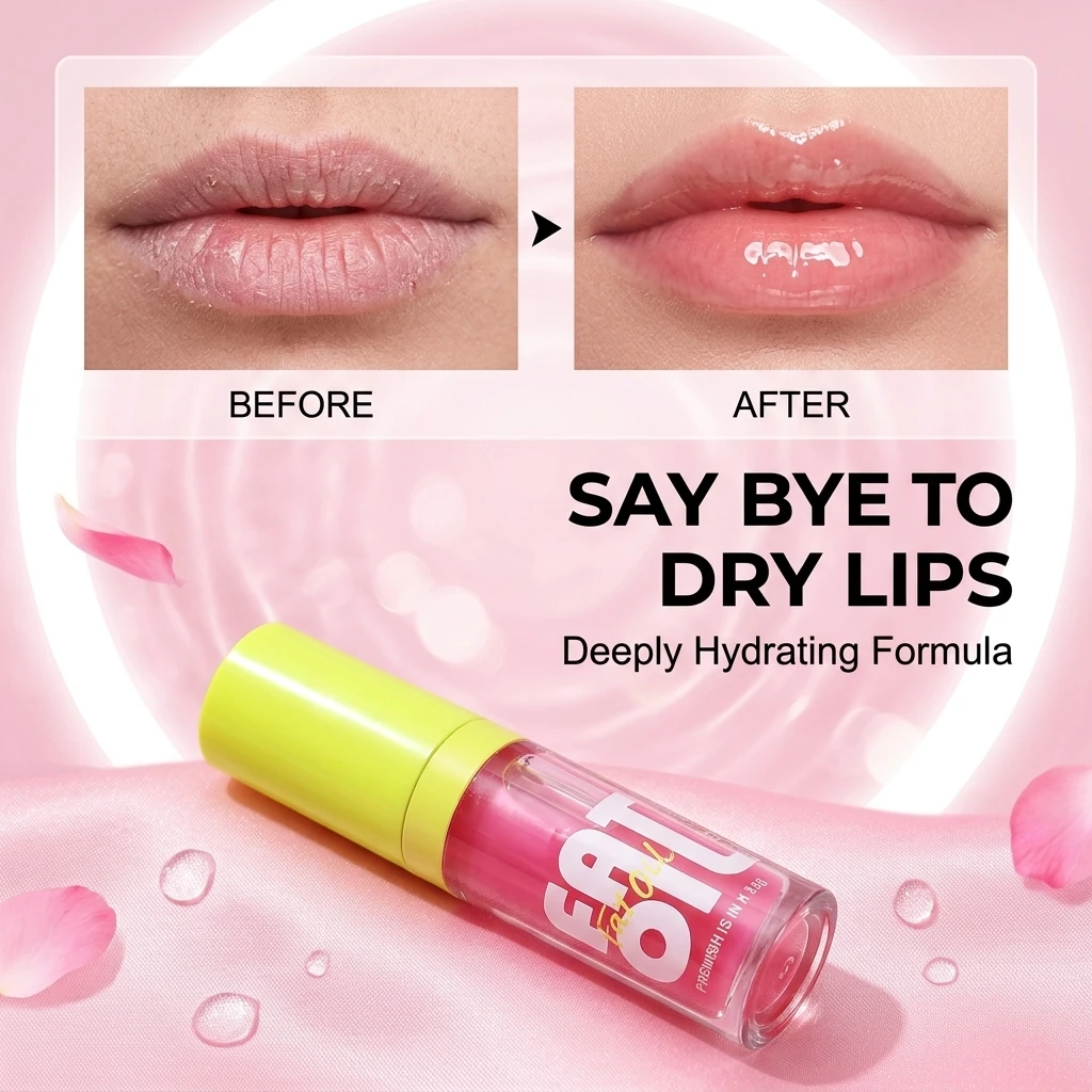 Factory Moisturizing Lip Gloss OEM ODM Custom Color Changing Liquid Lipstick Suitable for Girls' Daily Makeup and Lip Care