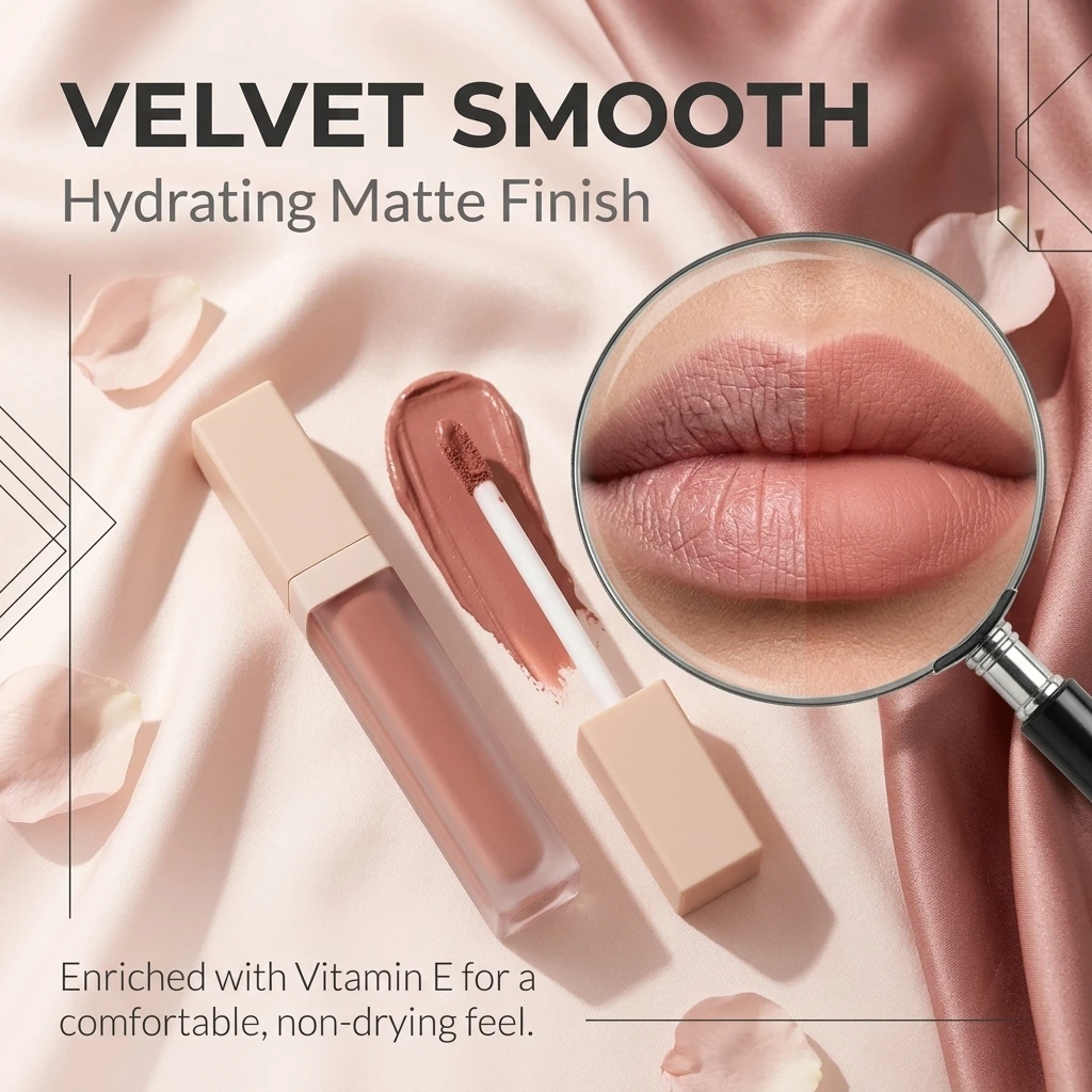 Skin‑Tone Friendly Velvet Hydrating Lip Stick OEM