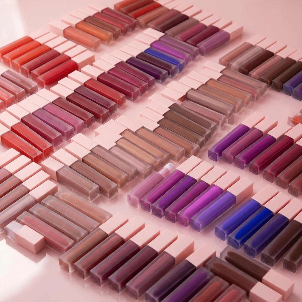 Hot Selling Factory OEM Makeup Your Own Lipstick Vendor Private Label Matte Waterproof Long Lasting Vegan Liquid Lipstick