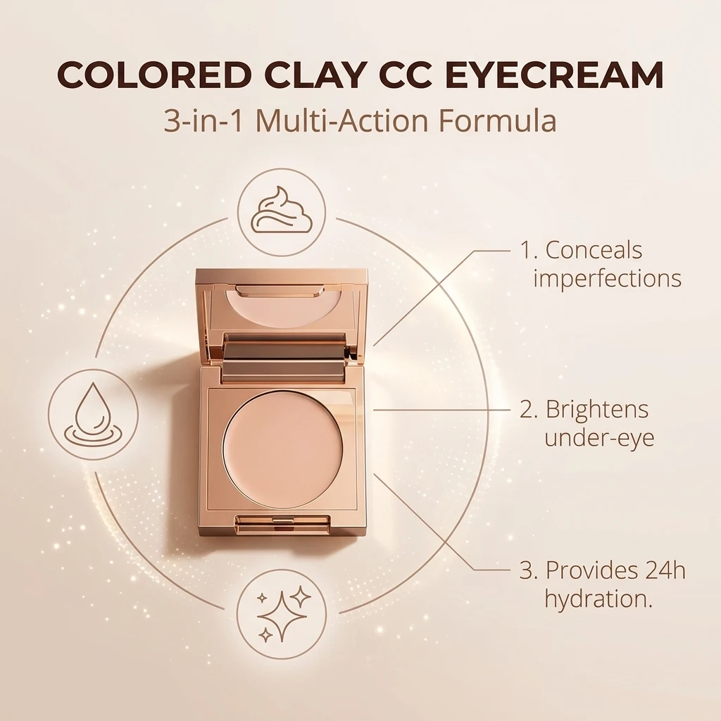 Custom Matte Cream High Quality Colored Under Eye Corrector Long Lasting Moisturizing Light Dark Circle Makeup Base Concealer