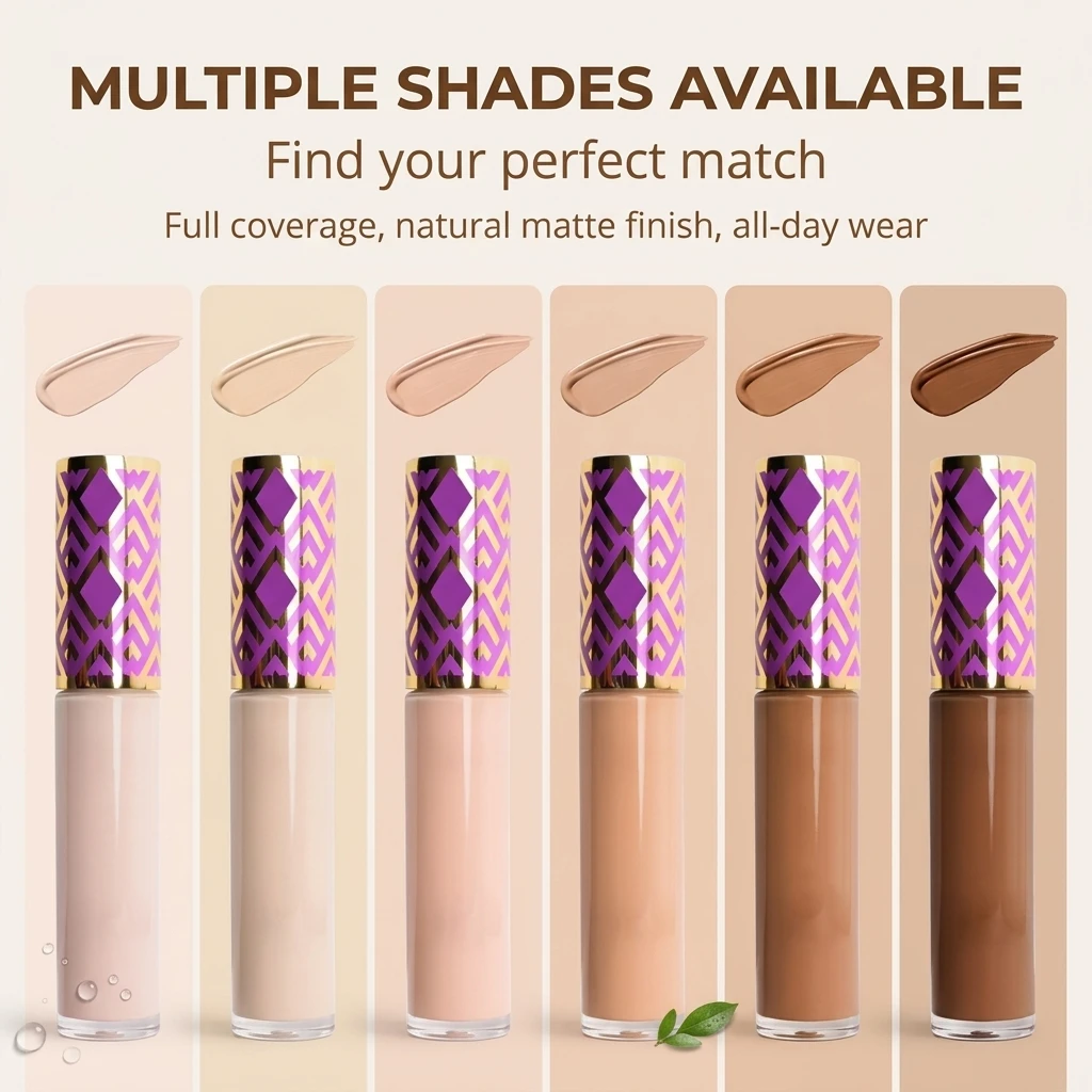 Luxury Full Cover Oil-Free Liquid Concealer OEM