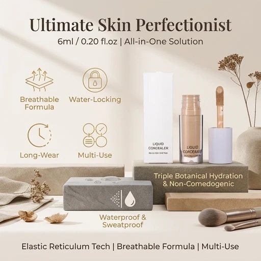 Custom HOT Full Coverage Concealer 8 Color Liquid Concealer Makeup No LOGO Sample Waterproof Foundation Concealer Stick