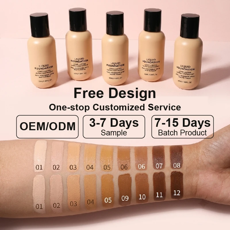 OEM Custom Liquid Foundation Makeup - Private L...