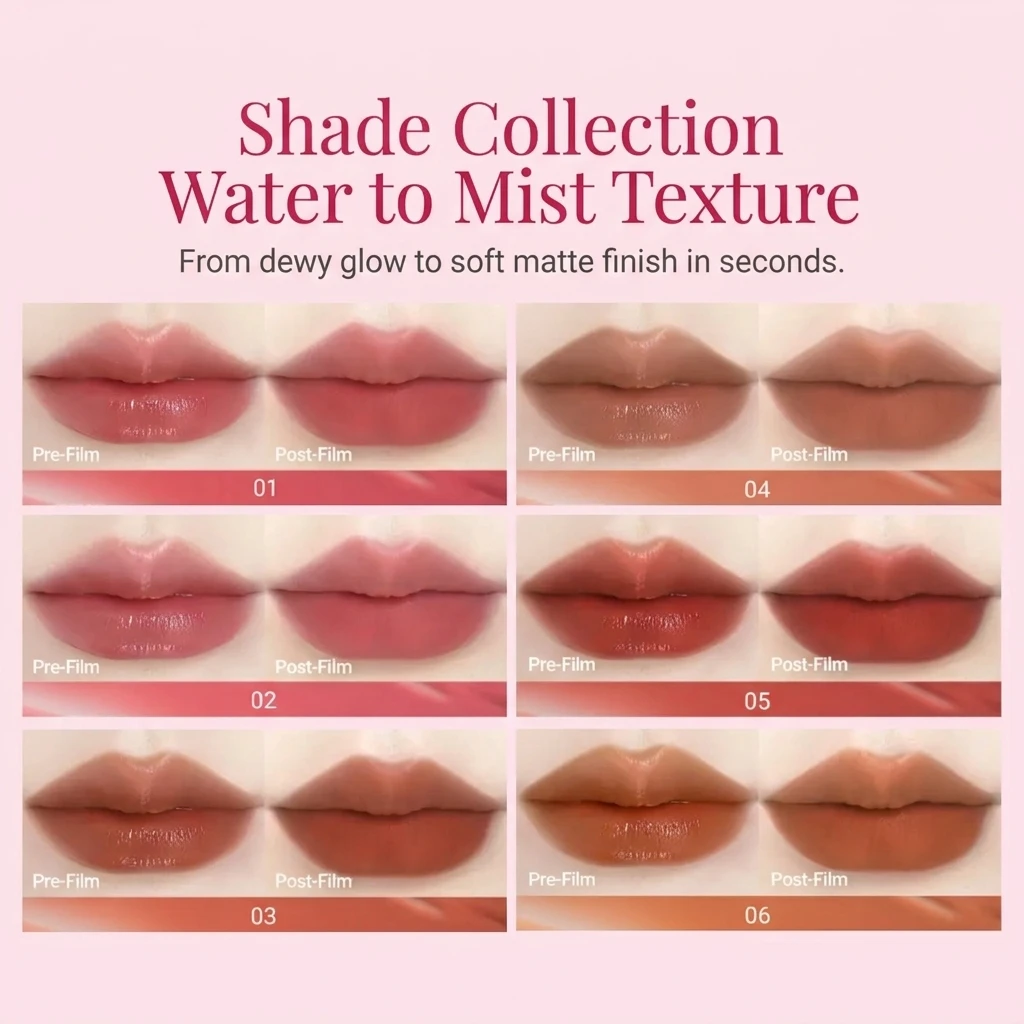 Customized New Formula Stay Lip Tint Glossy Turn to Matte Finish Waterproof Long-Lasting Transfer Proof Non-Stick Cup Lip Gloss