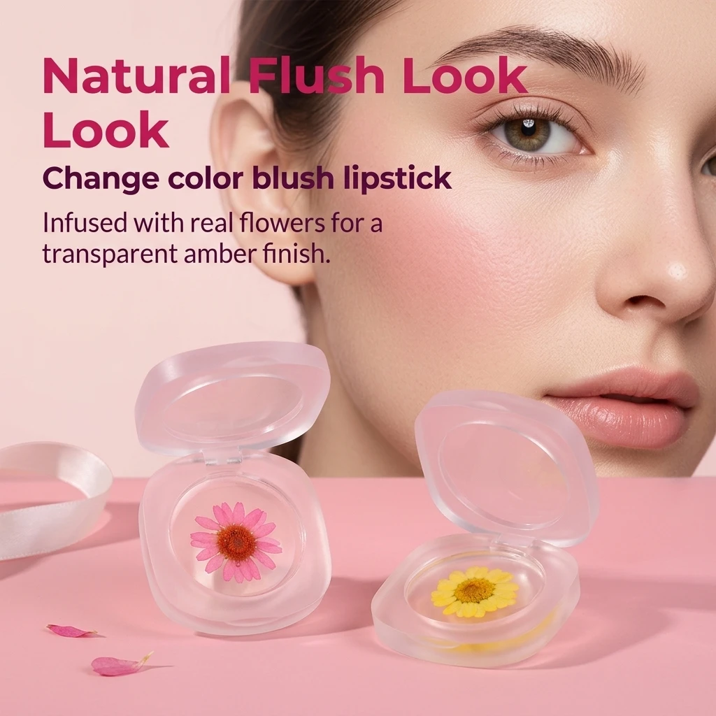 Change Color Blush Infused Real Flowers OEM