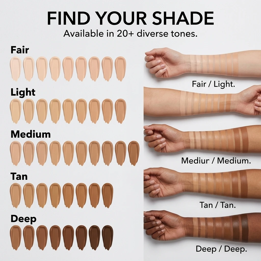 OEM Customizable Matte Finish High Coverage Waterproof Formula with Niacinamide Vegan Cruelty Free Private Label Foundation