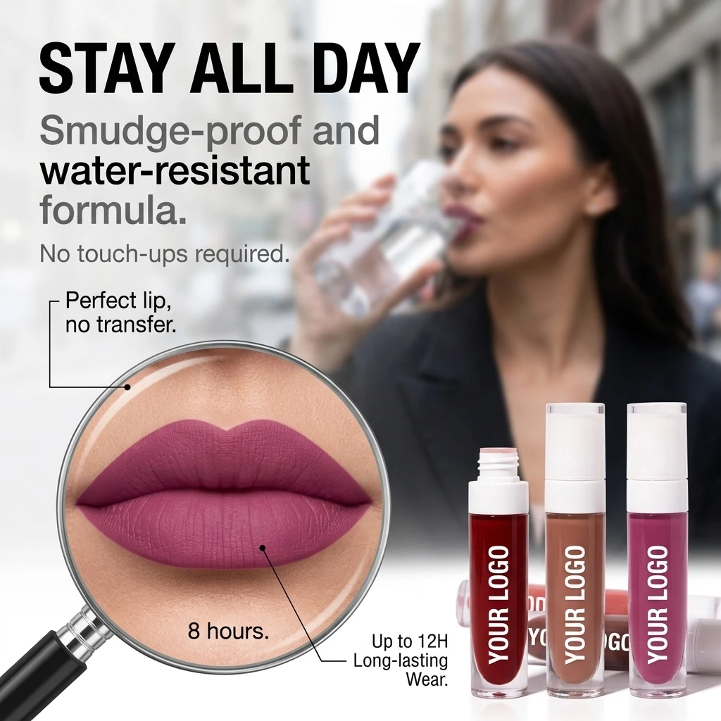 Shimmer High-Shine Liquid Lipstick OEM