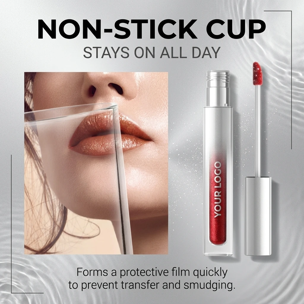 OEM Glitter Sheer Lip Gloss Shimmer Lip Gloss Long-Lasting Smudge Proof Liquid Lipstick Lip Gloss Sparkle Diamond Lip Tint Stain