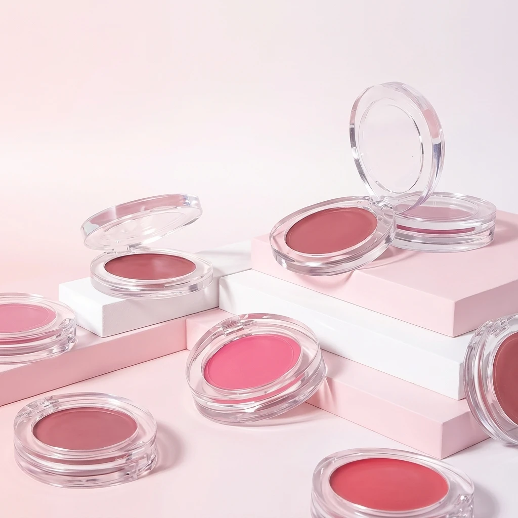 Custom Logo Private Label High Quality Vegan Cheek Blush High Pigment Blush Palette Long Lasting Blusher Single Blush