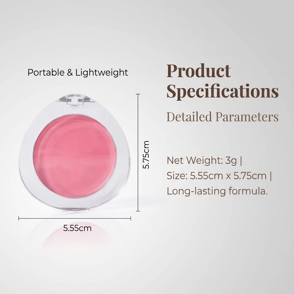 Custom Logo Private Label High Quality Vegan Cheek Blush High Pigment Blush Palette Long Lasting Blusher Single Blush