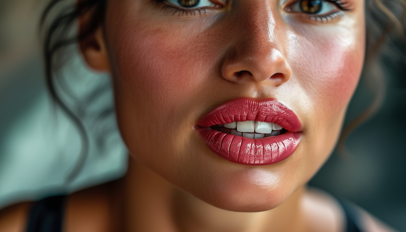 Tint Lipstick For Active Fitness And High-Performance Sports
