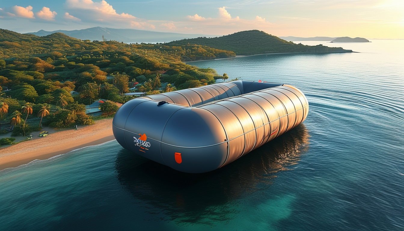 Air Cushion For Summer Travel And Jet-Setting Vacations