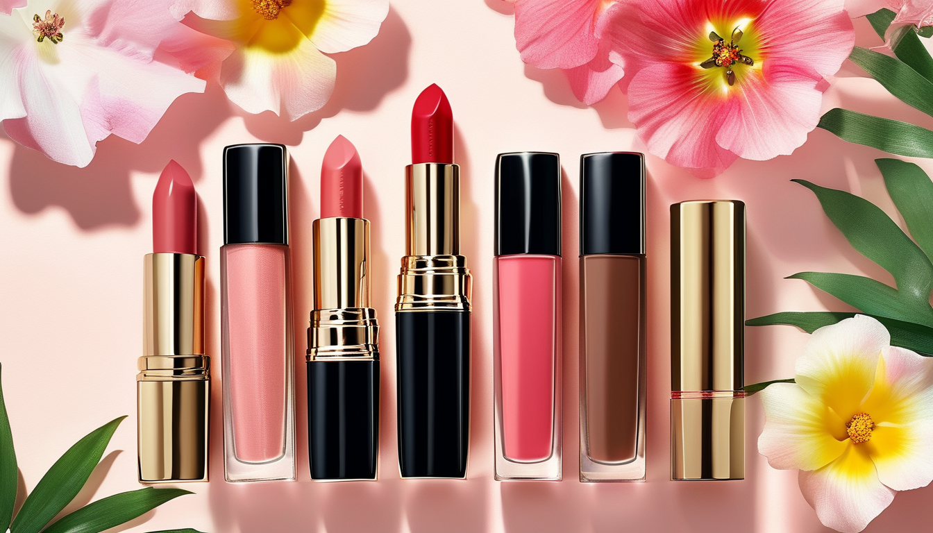 Lip Gloss Set For Summer Travel And Jet-Setting Vacations