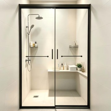 Factory Direct Stainless Steel Profiles | Full Frame Enclosed Shower Room Series
