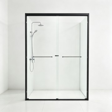 Minimalist Double Sliding Shower Room
