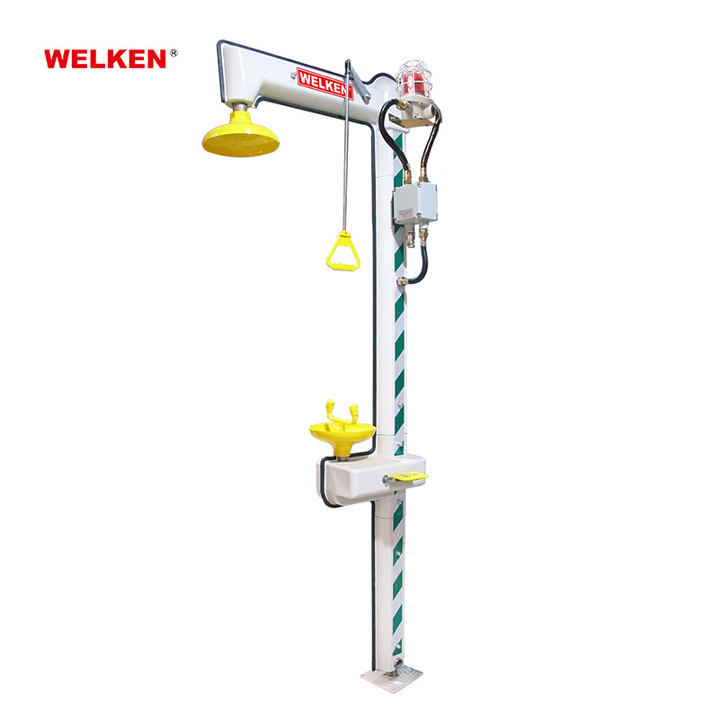 BD-580C Heat Traced Combination Shower & Eye Wash Station