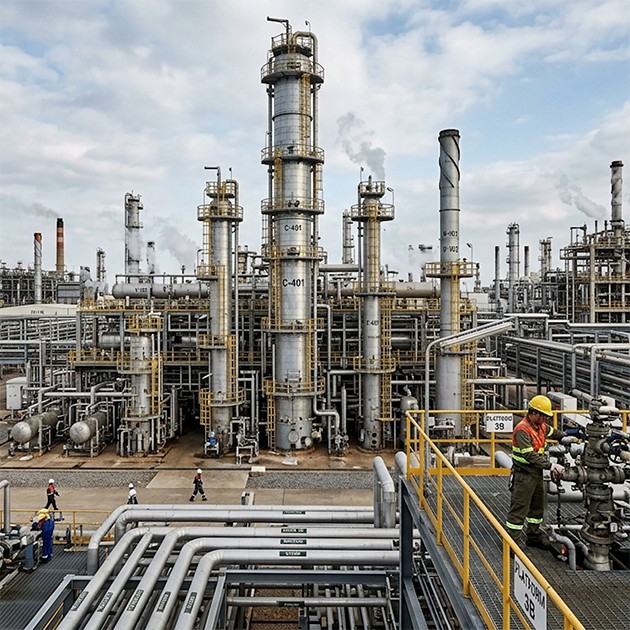 Chemical & Petrochemical Plants in the Ruhr Region