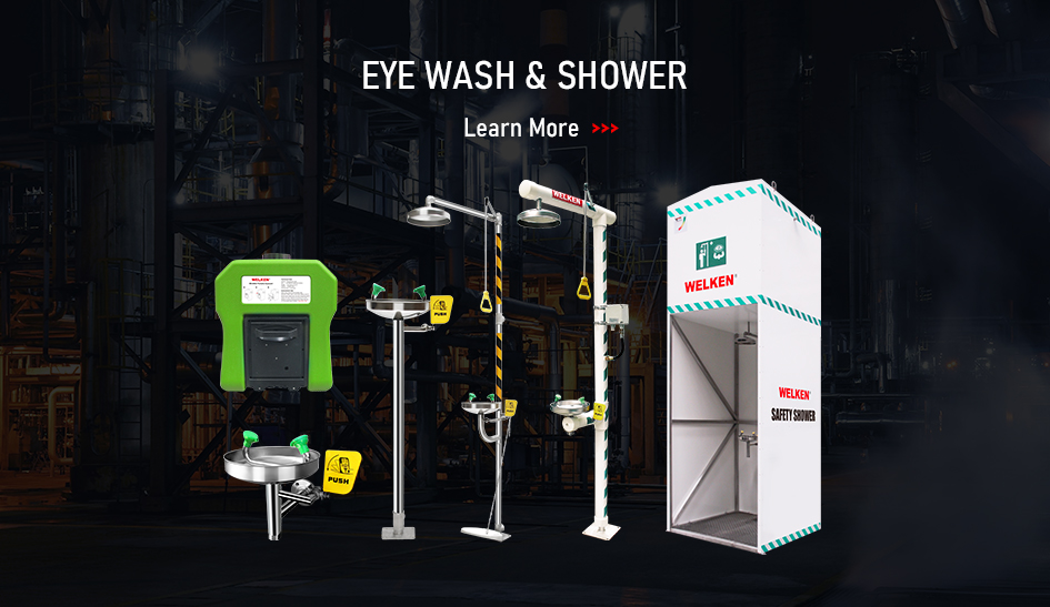 douche oculaire d'urgence