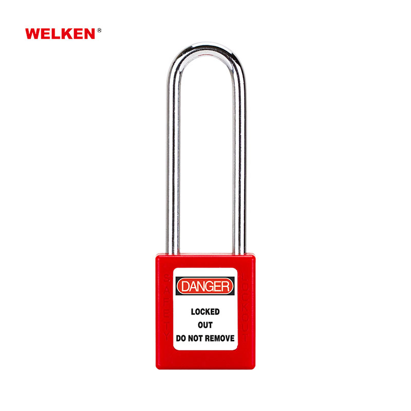 BD-8525 76mm Extended Heavy-Duty Steel Shackle Safety Padlock