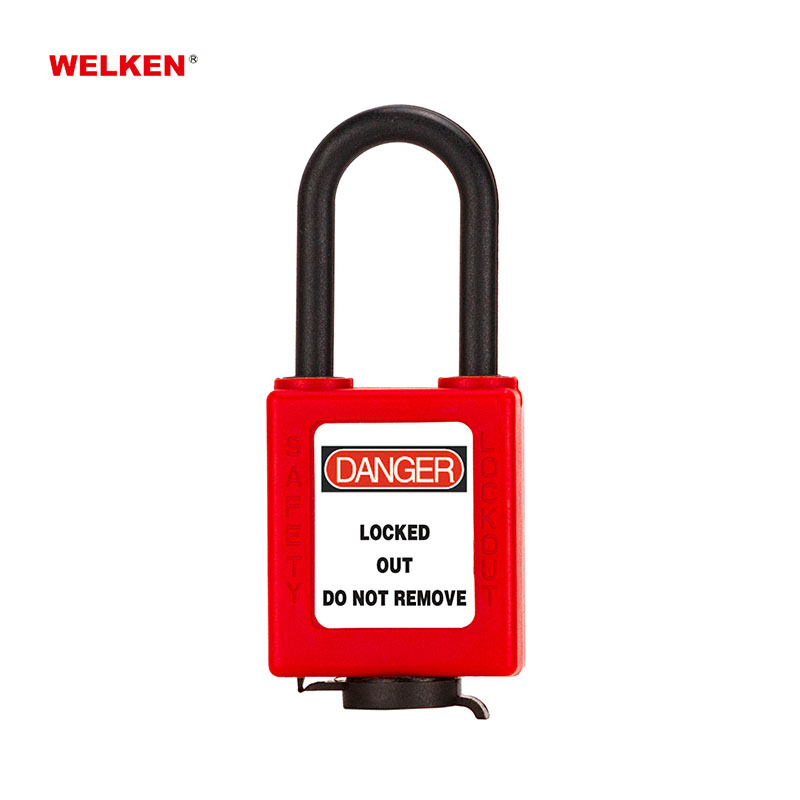 Cadenas de sécurité BD-8591N étanche à la poussière, avec anse en nylon non conducteur et capuchon de serrure