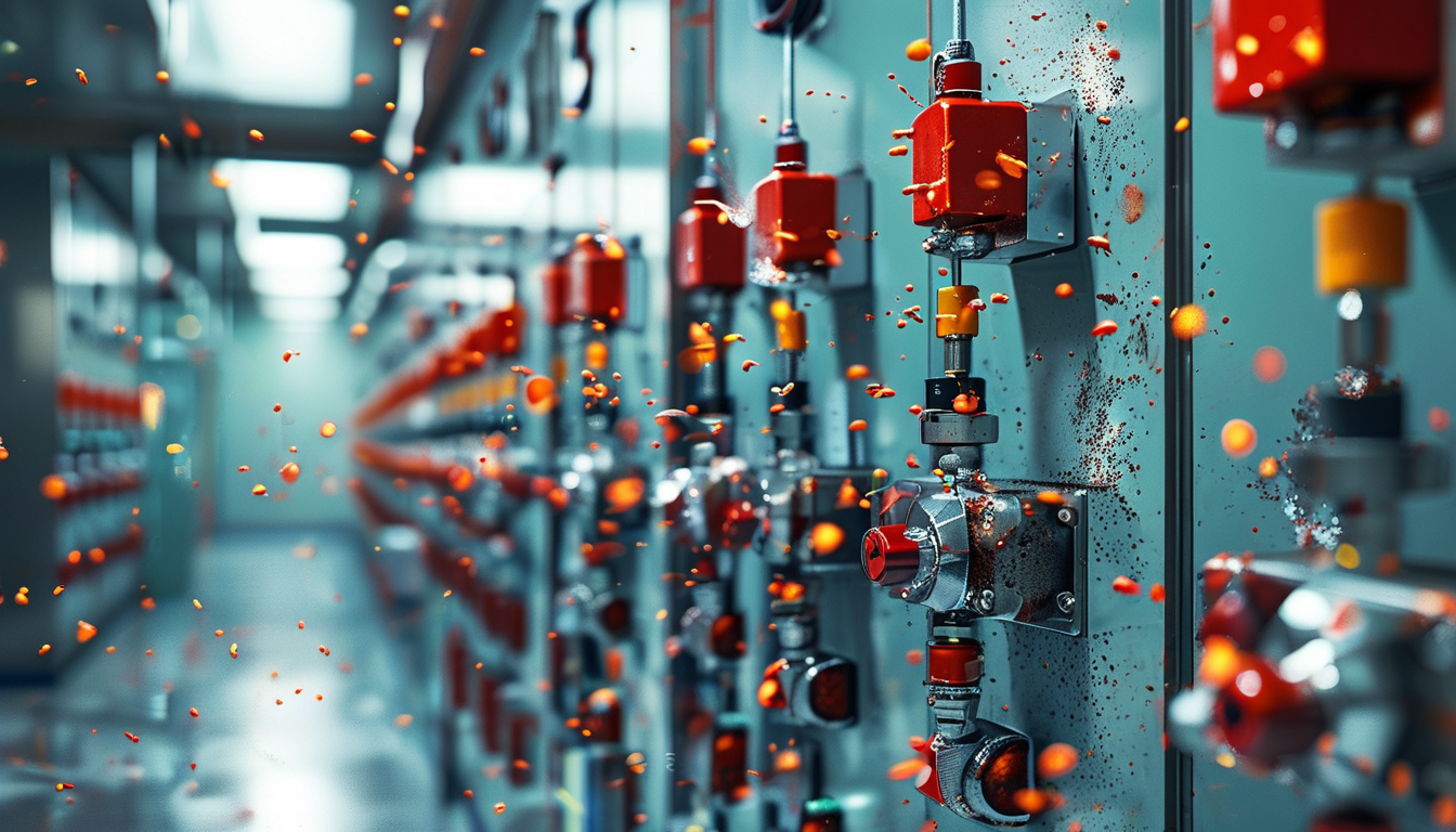 Main Circuit Breaker Lockout For Pharmaceutical Cleanroom Chemical Splash Decontamination