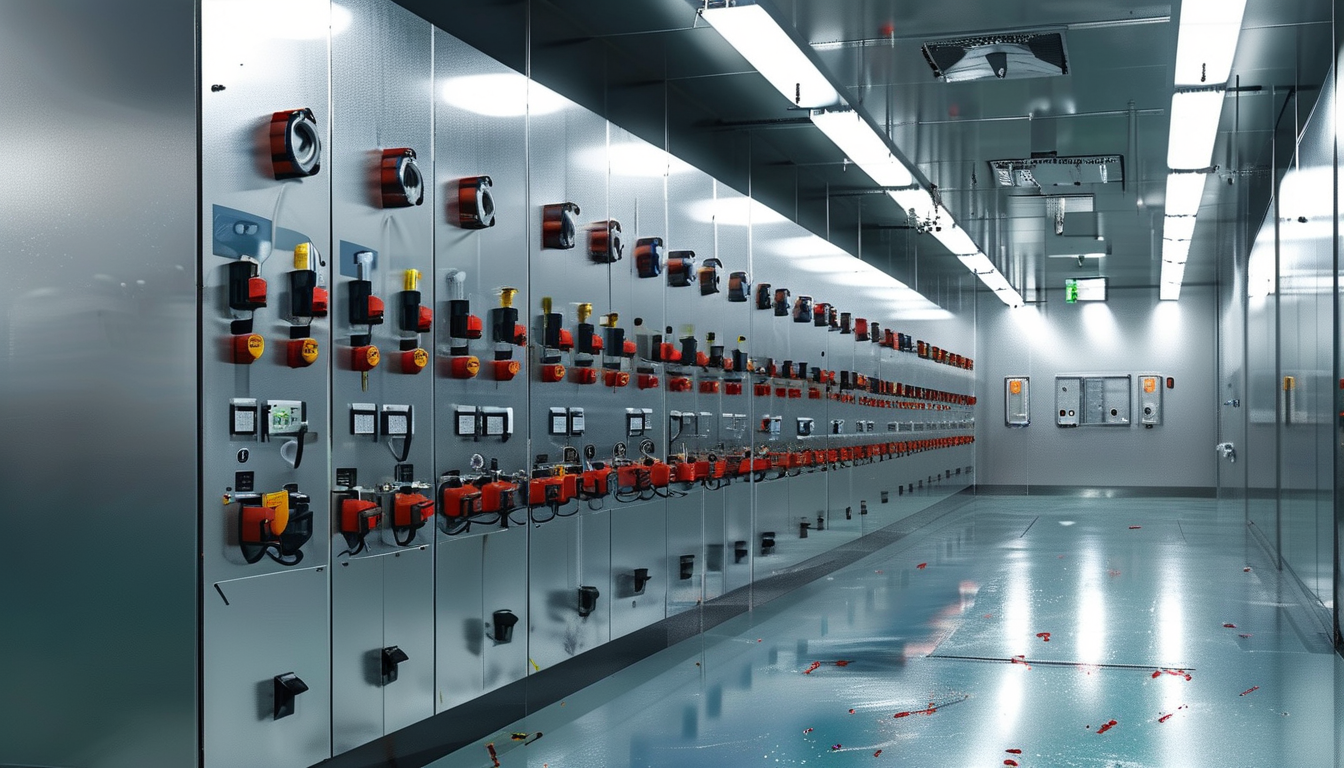 Breaker Lockout Kit For Pharmaceutical Cleanroom Chemical Splash Decontamination