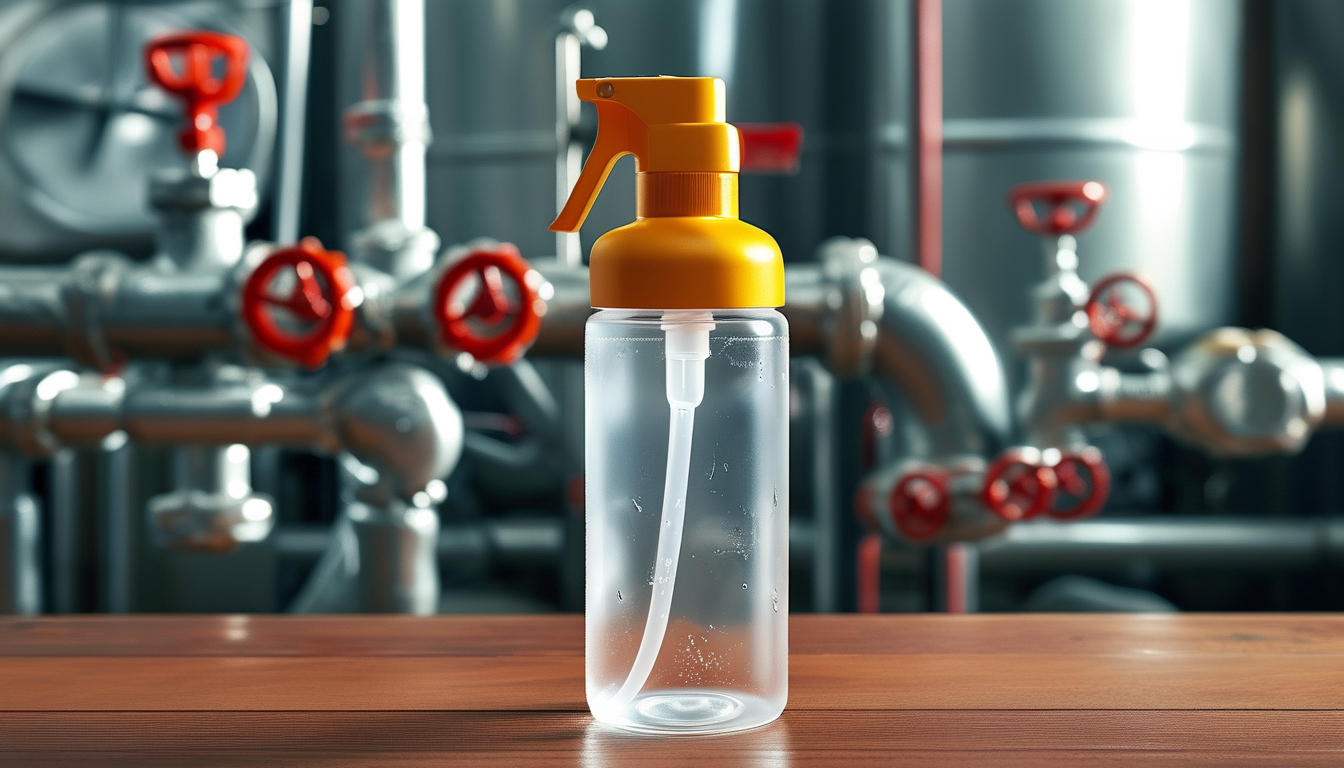 Eye Wash Bottle Sign For Food Processing Facility Pipeline Valve Safety Lockout