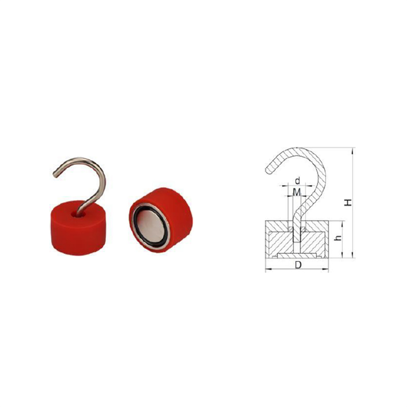 NdFeB Hook Magnet - Extremely powerful magnetic hanging hook
