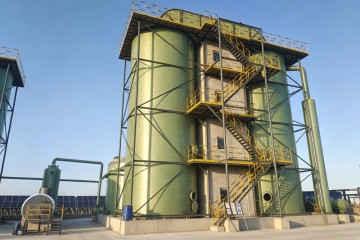 Blowing-Out And Absorption Column Group (Blow-Suction Tower), Blower Absorption Tower Group For Bromine Extraction Equipment