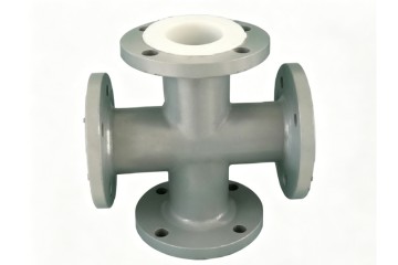 Raccord en croix à quatre voies doublé PTFE | Fournisseurs et usine chinois de solutions pour milieux corrosifs