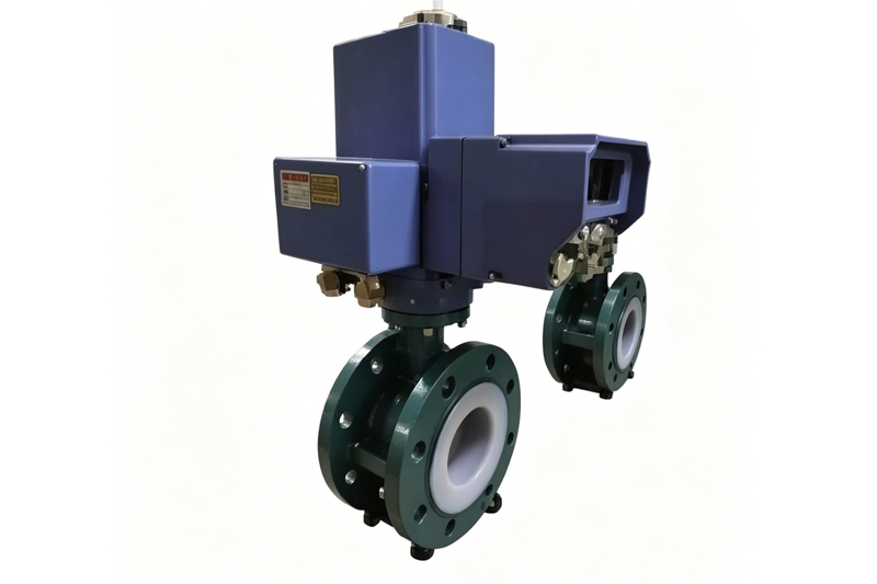 Core Applications of PTFE-Lined Electric Butterfly Valves
