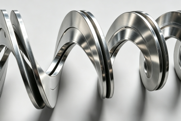 Stainless Steel Screw Flight for Solid-Water Separation Equipment