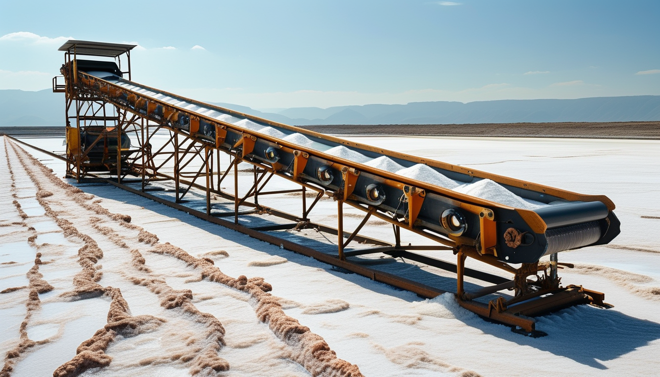 Belt Conveyor For High-Yield Salt Lake Mining