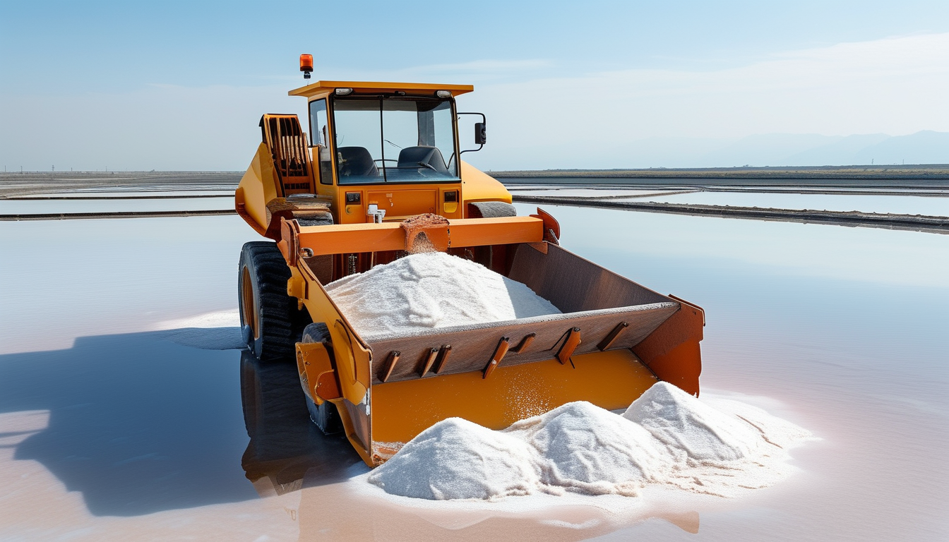 Salt Sieving Machine For High-Yield Salt Lake Mining