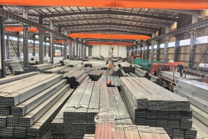 Gi square pipe warehouse