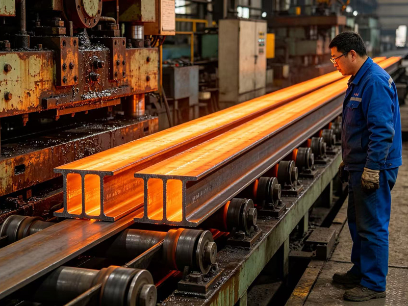HEA/HEB-Beam production line