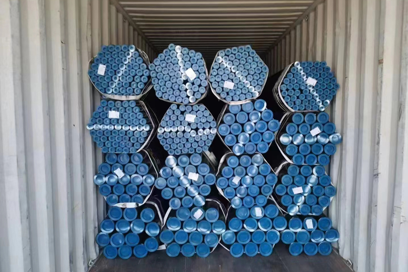 Loaded into container