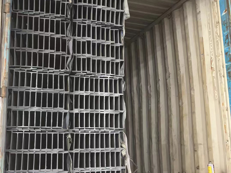 Loaded into container