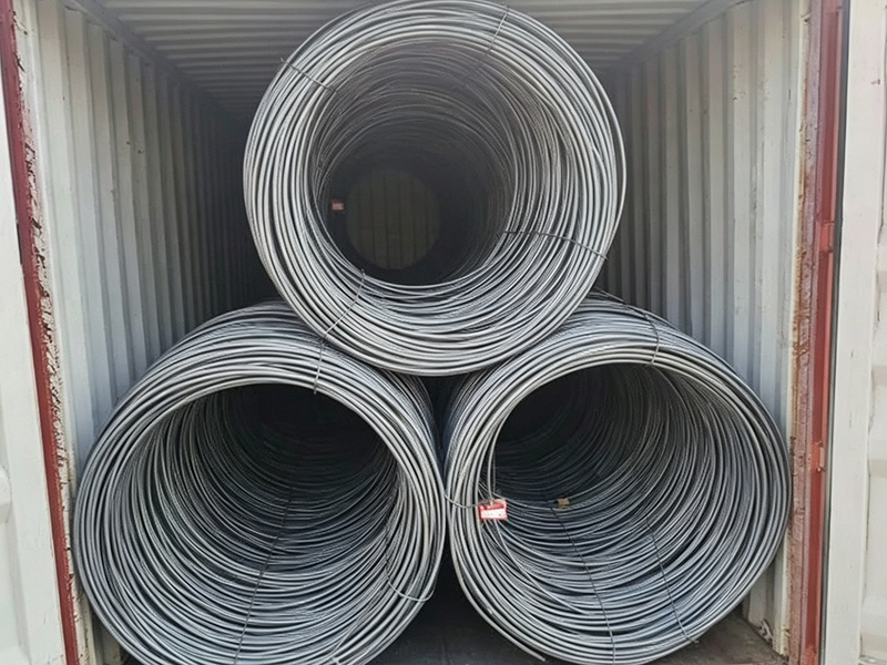 Loaded into container
